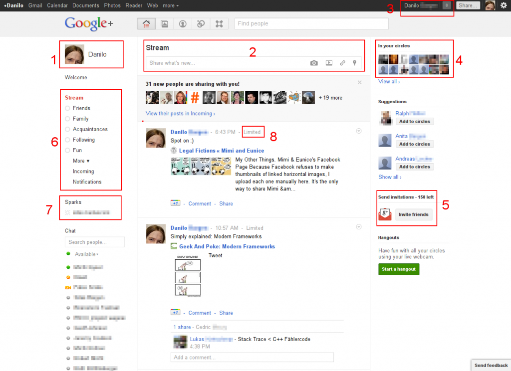 Google+ Screenshot