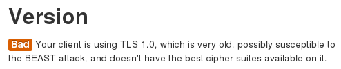 Firefox 26 only supports TLS 1.0 and lower.